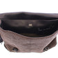 Woven Leather Messenger Shoulder Bag