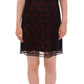 Elegant Floral Lace Shift Mini Dress