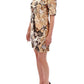 Masterpiece gold sequined crystal swarovski dress