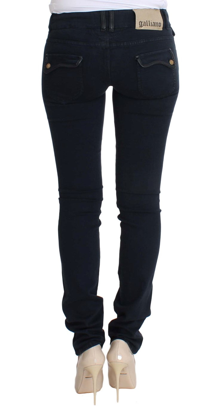 Elegant Slim Fit Blue Jeans