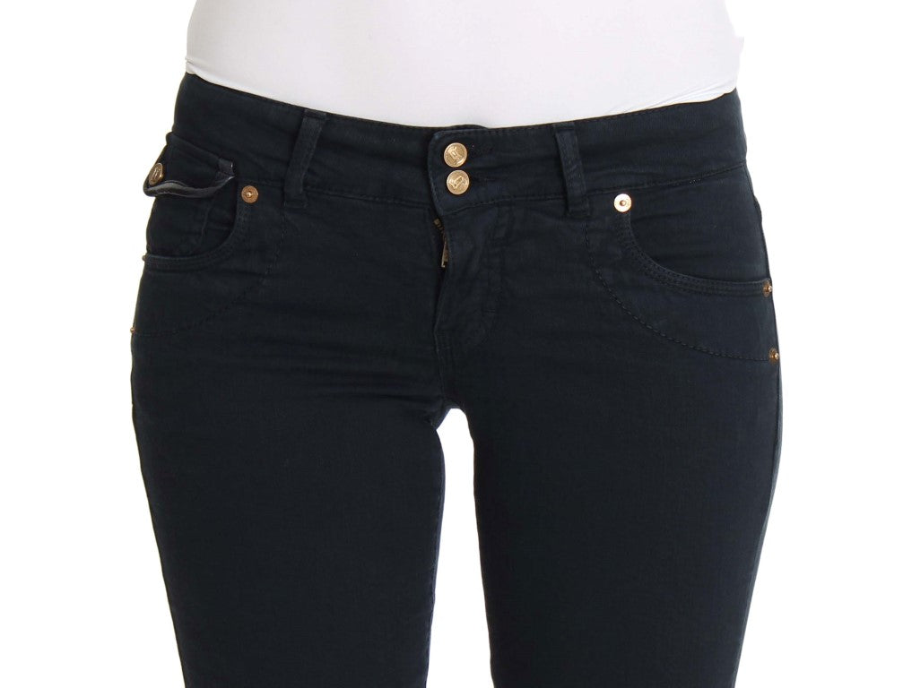 Elegant Slim Fit Blue Jeans