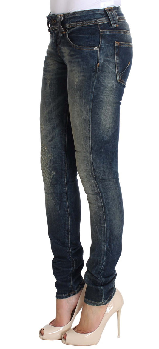 Chic Slim Fit Blue Wash Jeans