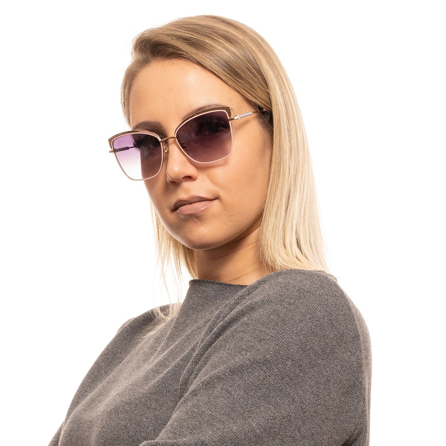 Rose Gold Sunglasses for Woman