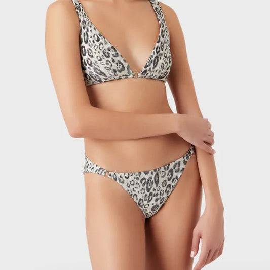 Chic Leopard Glitter Bikini Set