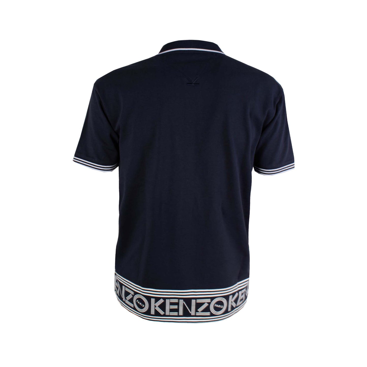 Chic Blue Striped Kenzo Polo Shirt