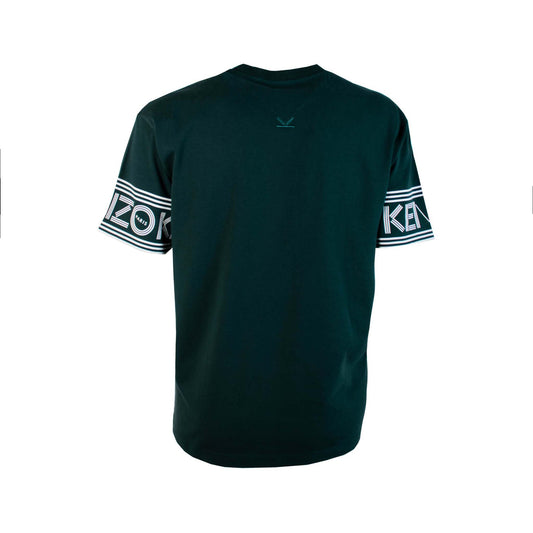 Emerald Elegance Regular Fit Logo Tee