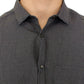 Gray linen casual shirt