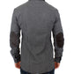 Sleek Slim Fit Charcoal Casual Shirt