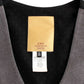 Gray cotton blend casual vest