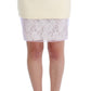 Chic White Pencil Skirt - Italian Craftsmanship