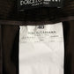 Brown Corduroys Straight Logo Casual Pants