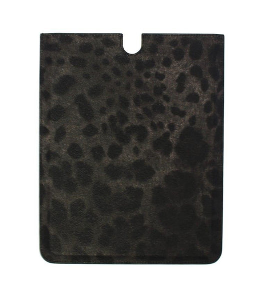 Chic Leopard Print Leather Tablet Case