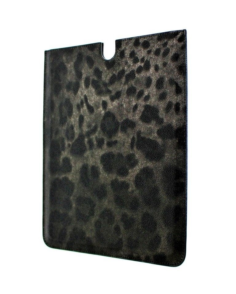 Chic Leopard Print Leather Tablet Case