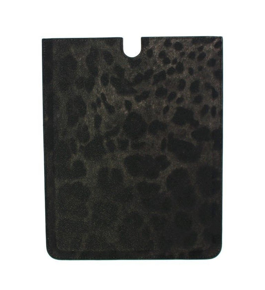 Chic Leopard Print Leather Tablet Case