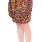 Multicolor Bee Print Bubble Balloon Skirt