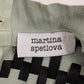 Chic Green Nappa Leather Zipper Vest Top