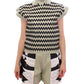 Chic Green Nappa Leather Zipper Vest Top
