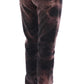 Elegant Brown Cotton Trousers