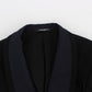 Elegant Black Mens Torero Blazer & Vest Duo