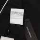 Elegant Black and White Slim Fit Silk Blend Suit