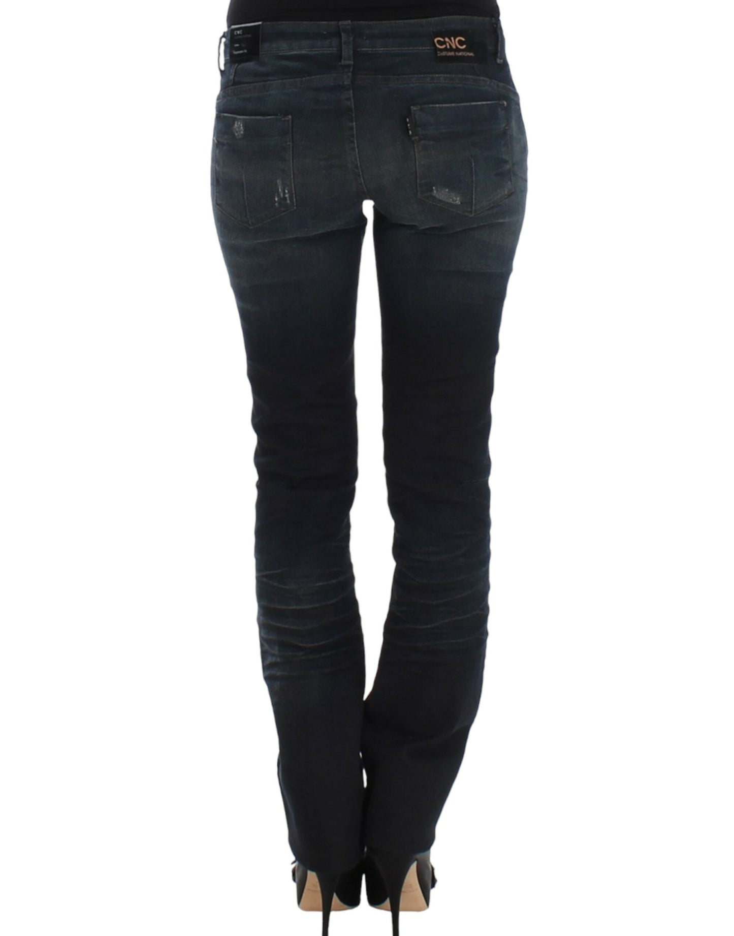 Blue skinnny leg jeans