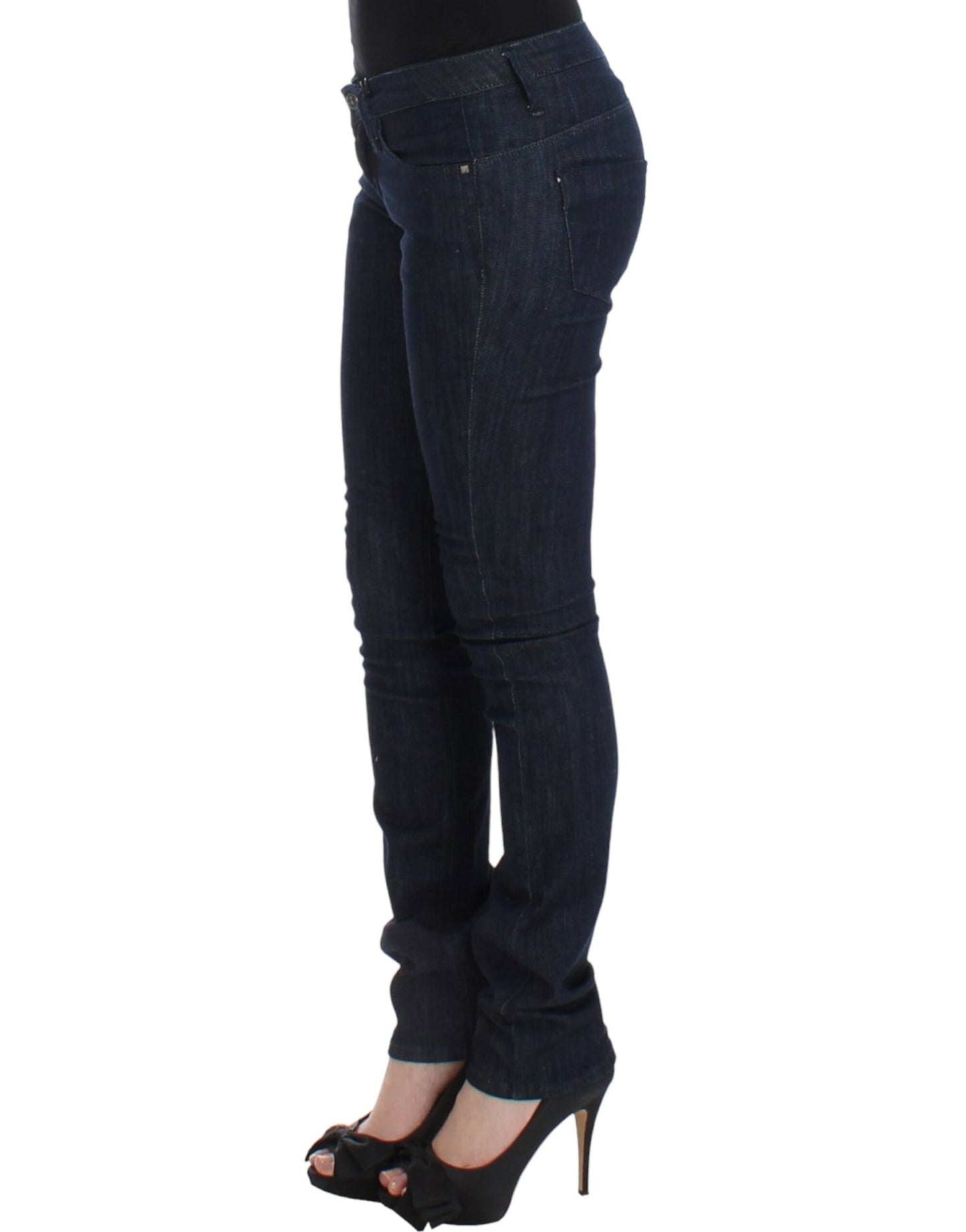 Blue skinny leg jeans