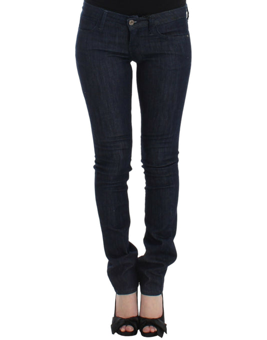 Blue skinny leg jeans