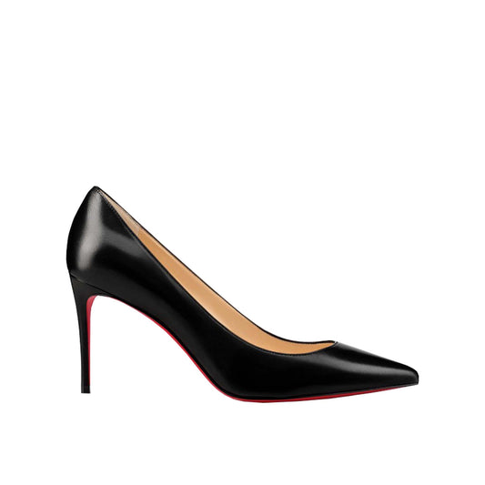 Elegance Redefined Black Leather Pumps