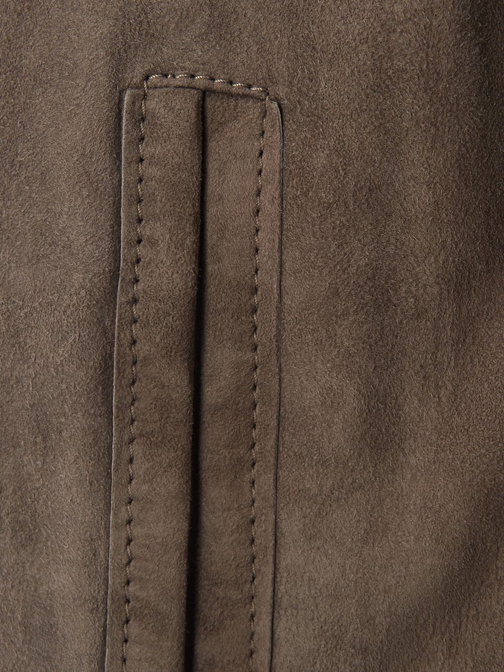 Elegant Suede Brown Bomber Jacket