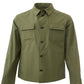 Elegant Green Cotton Saharan Jacket