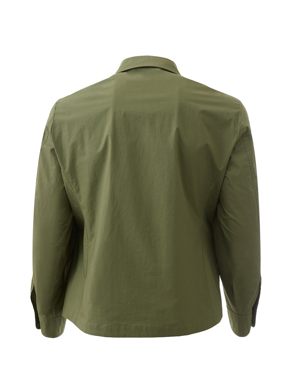 Elegant Green Cotton Saharan Jacket