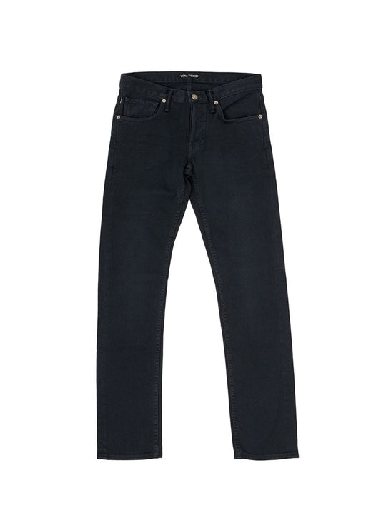 Sleek Anthracite Slim Fit Denim