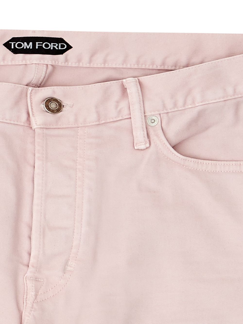 Chic Powder Pink Slim Fit Denim