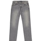 Chic Grey Straight Fit Jeans for the Modern Man