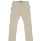 Chic Beige Straight Fit Cotton Jeans