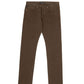 Mud Brown Straight Fit Luxury Jeans