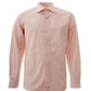 Elegant Striped Pink Cotton Shirt for Men