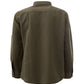 Elegant Green Linen Blend Shirt with French Collar