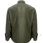 Elegant Green Cotton Shirt with French Collar