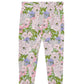 Elegant Floral Print Smoking Trousers