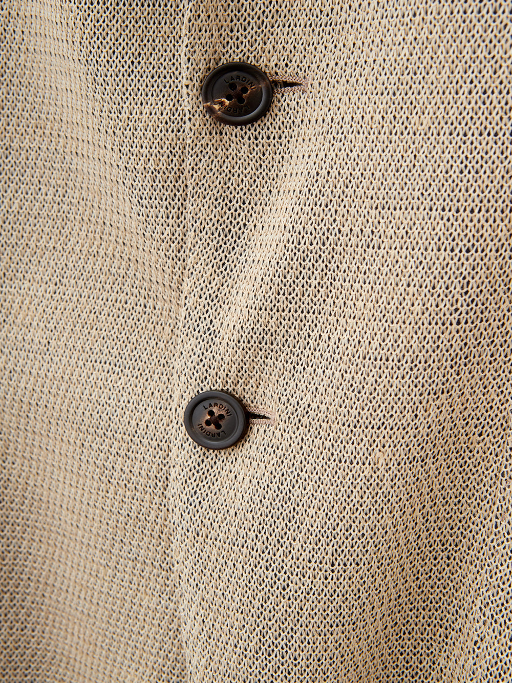 Timeless Beige Linen Deconstructed Jacket