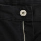 Black straight leg jeans