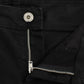 Black straight leg jeans