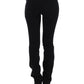 Black straight leg jeans