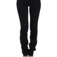 Black straight leg jeans