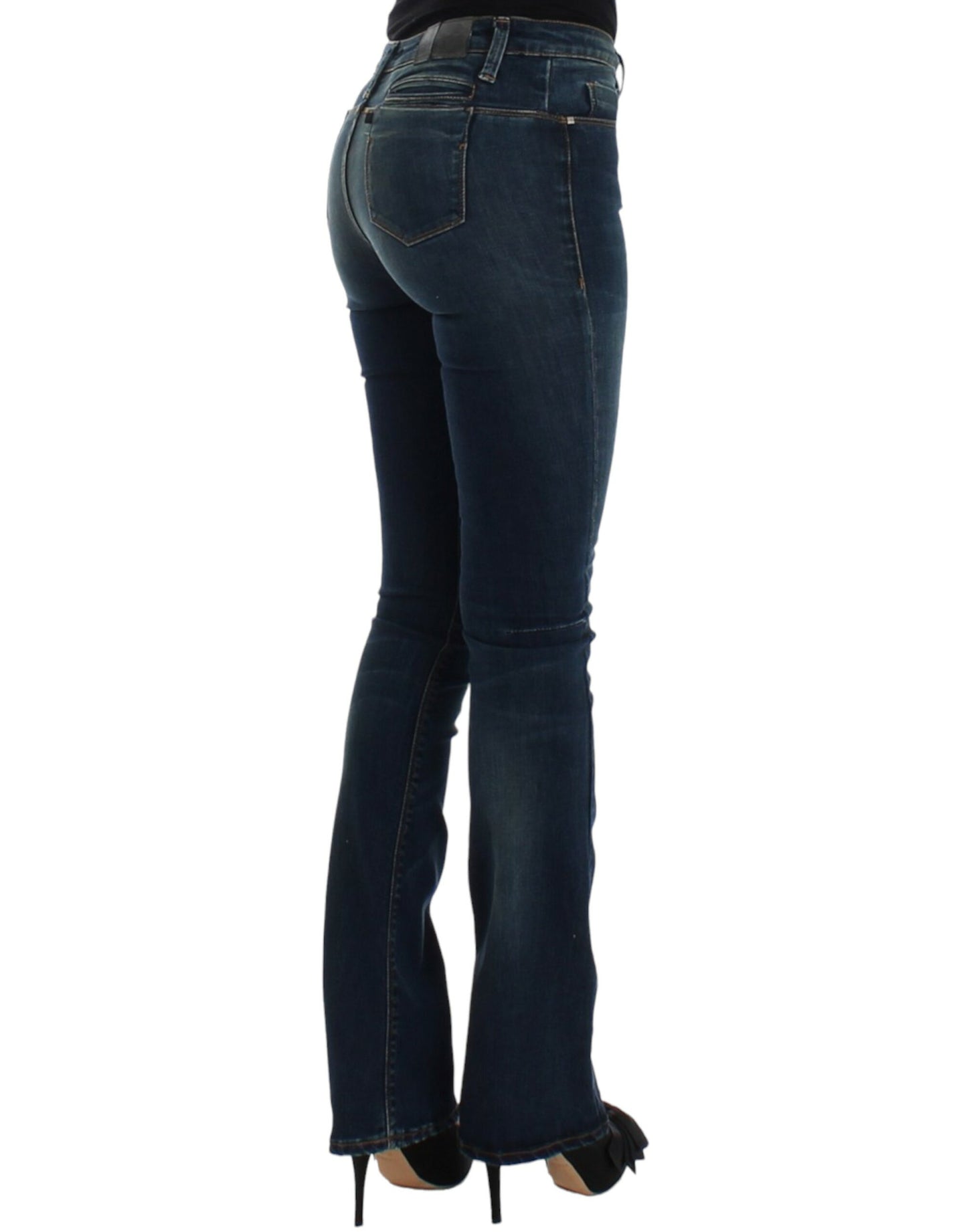 Blue straight leg jeans