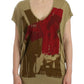Green print shortsleeve t-shirt