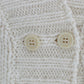 White knitted cardigan