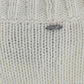 White knitted cardigan