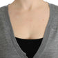 Gray lightweight cardigan